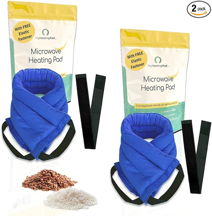 Microwavable Heating Pads for Lower Back, Neck, and Shoulder Pain Relief - Moist Microwave Heating Pad for Muscles and Joints - Microwave Hot Pack Heat Pad for Cramps