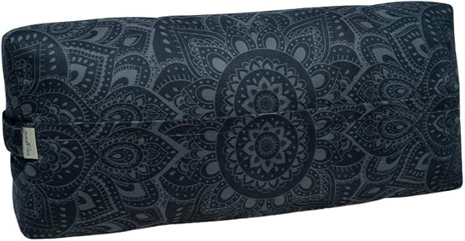 Yoga Design LAB | The Yoga Bolster | Comfortable, Supportive Eco-Friendly Luxury Yoga Cushion | Recycled Plastic Bottle Microfiber | Natural Cotton, Foam Filling