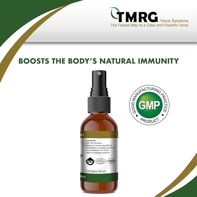 Saline and Oil Spray – Natural Vocal Care & Hydration for Voice Professionals (50ml)