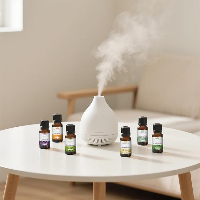 Pure Essential Oil Blends, Essential Oils for Diffusers for Home with Lavender, Orange, Lemongrass, Chamomile, Eucalyptus, Pepprmint for Aromatherapy, Humidifiers, Soap Candle Making