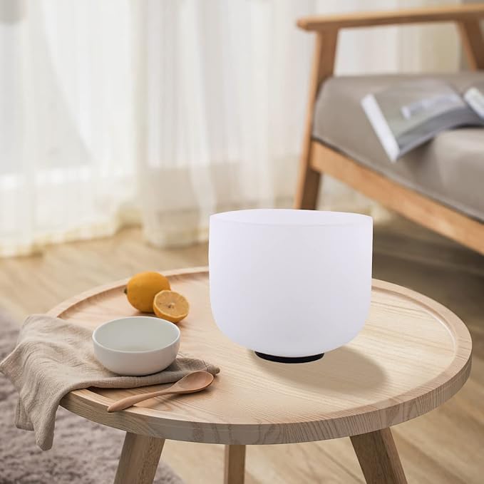 7inch 8inch 9inch Crystal singing bowls set sound bowl for healing Mindfulness, Meditation, Yoga, Spiritual and Body Healing Chakra Bowl (7C+8F+9G, 7inch+8inch+9inch with Travel bag)