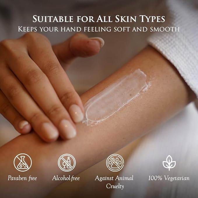 SPA CEYLON PINK LOTUS ALMOND Intensive Hand Cream | Natural Soothing Treatment | Hydrate | Vitamin Rich | Moisturize | Pink Lotus | 100% Vegetarian | Suitable for all skin types