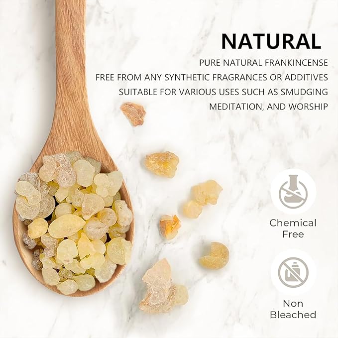 Church Incense Catholic Frankincense Powder Resin Oil 150g Natural Aromatic Premium Quality for Religious Ceremonies & Home Use (150g/5.3oz)