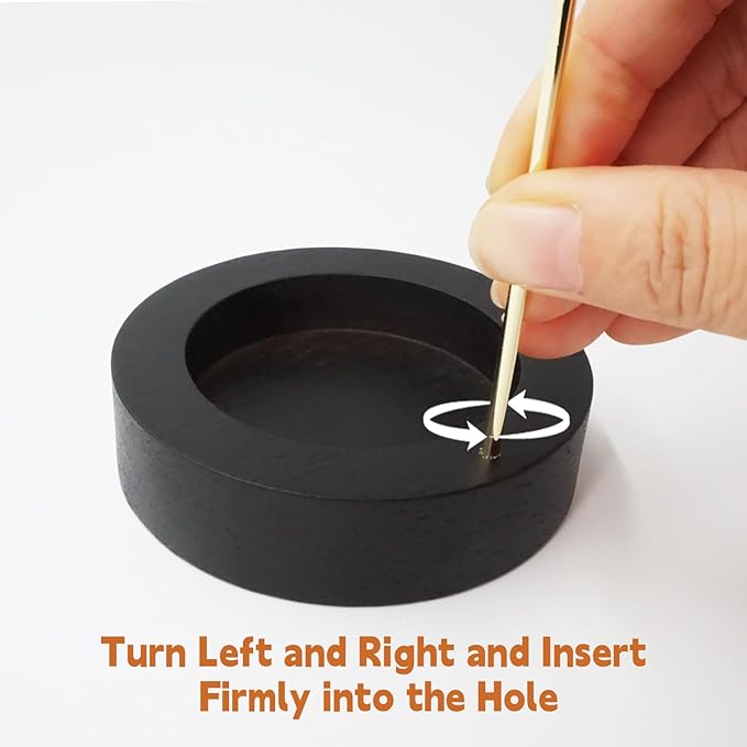 Incense Holder for Sticks, Anti-Ash Flying Incense Burner with 30 Incense Sticks, Detachable Glass Ash Catcher (Black, 2Pcs