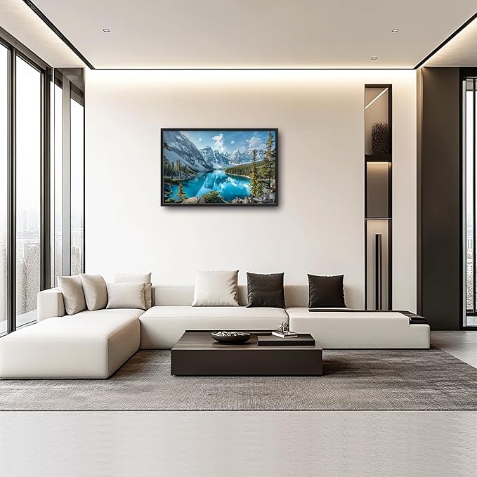 Colorado Wall Art Mountain Lake Pictures Wall Decor Nature Large Landscape Canvas Prints Artwork Paintings Home Office Decorations Above Bed Framed Artwork for Living Room Dinning Room 36"x24"