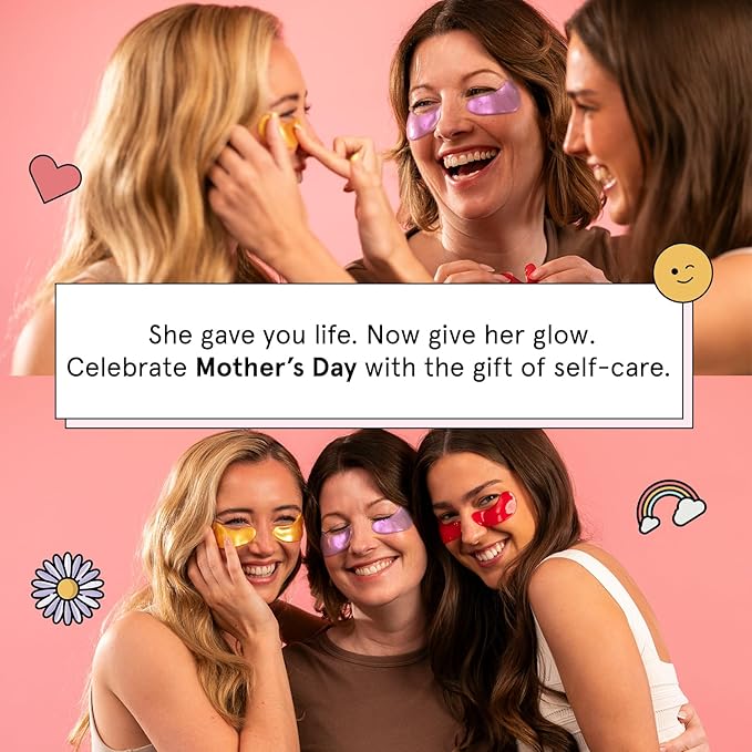 grace & stella Retinol Under Eye Patches for Puffy Eyes and Dark Circles - Restoring Gel Under Eye Masks with Hyaluronic Acid - Vegan Cruelty-Free Skincare, Birthday Gifts for Women (Purple, 48 Pairs)