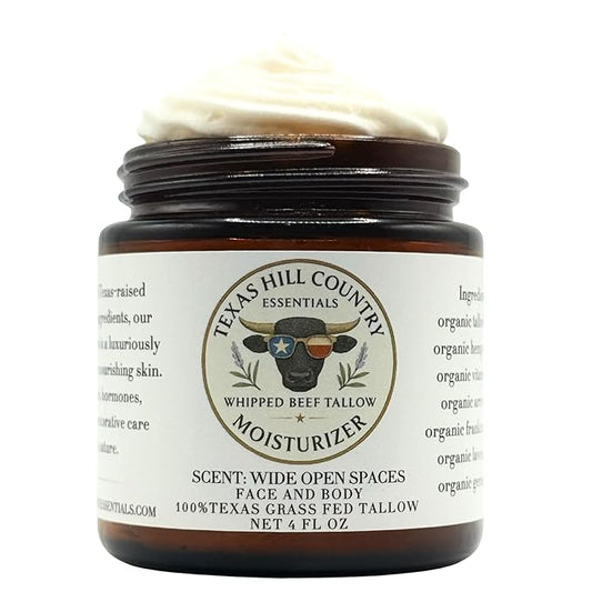 Organic Grass‑Fed Beef Tallow Moisturizer – Face, Body & Hands – Natural Eczema Relief