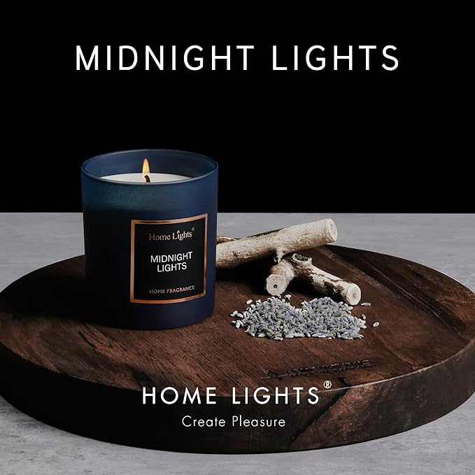 Scented Jar Candle with Favorite Natural Fragrances - Quality Soy Wax, Smokeless Cotton Wick, Long Lasting 35 Hour Burn. Includes Luxury Lid in Gift Pack
