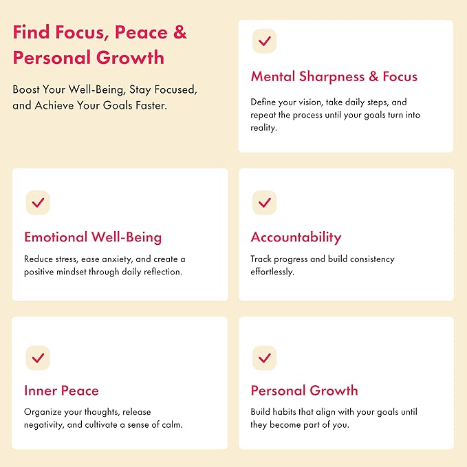 iAmEvolving Journal – Gratitude Journal with Prompts for Goal Setting, Habit Tracking, Mindfulness, Daily Reflection, Affirmations – 2025 Undated Self-Care Notebook for Women & Men (Lavender)