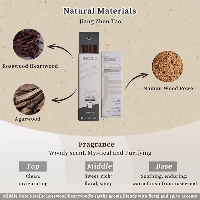 Spiritual Incense Sticks, Protection, Spiritual Cleansing, Good Luck, Negative Energy Cleansing, Positive Vibes Incense, Rosewood Heartwood, Dragons Blood, for Meditation Relaxation, 20 Sticks