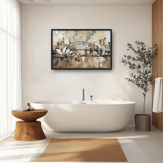 Sydney Large Canvas Wall Art Australia Decorations Pictures Wall Decor Framed Canvas Prints Artwork Paintings Home Office Decorations for Living Room Bedroom Dinning Room Corridor 36"x24"