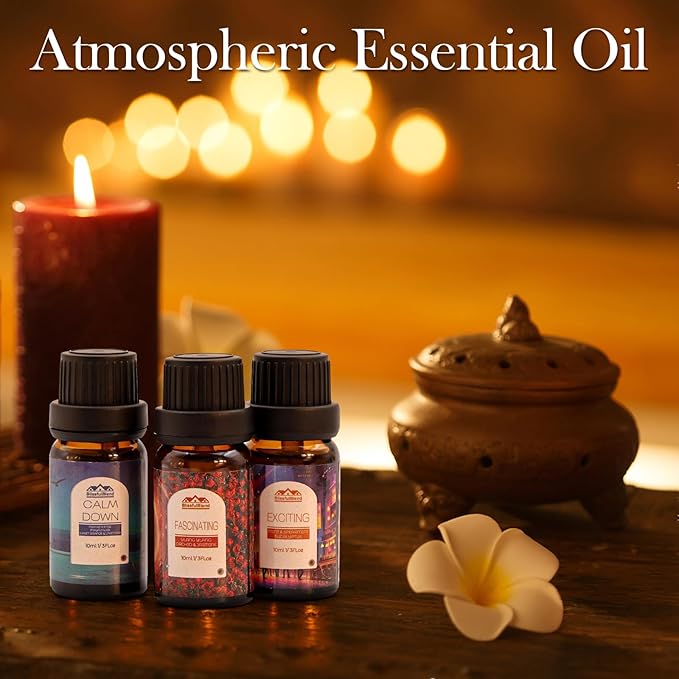 6 Pack Spring Essential Oils Set 10ML Aromatherapy Essential Oil for Diffuser for Home and Car Care Candle Making Lavender Sage Citrus Peppermint and Orchid 2025 Spring