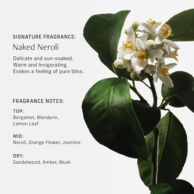 Sensorial Body Wash. Naked Neroli Hydrating Cleanser with Moisture Locking Multi-Oil Complex, Sodium PCA and Glycerin. Nourishing Shower Gel for Women and Men, 16.5 Fl Oz Luxury Bodywash