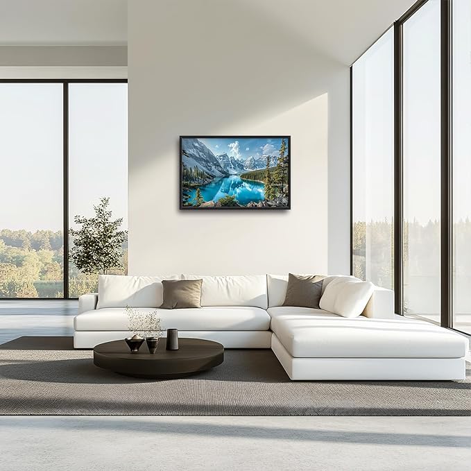Colorado Wall Art Mountain Lake Pictures Wall Decor Nature Large Landscape Canvas Prints Artwork Paintings Home Office Decorations Above Bed Framed Artwork for Living Room Dinning Room 36"x24"