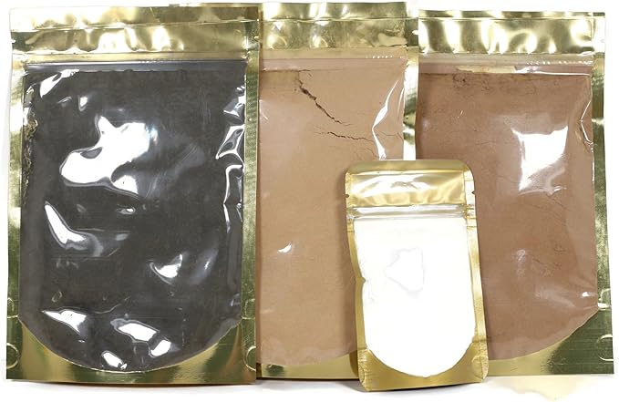 Incense Making Base and Binder Set (Includes Tabu-No-Ki, Magic Makko, Cedar Wood Powder, and Guar Gum)