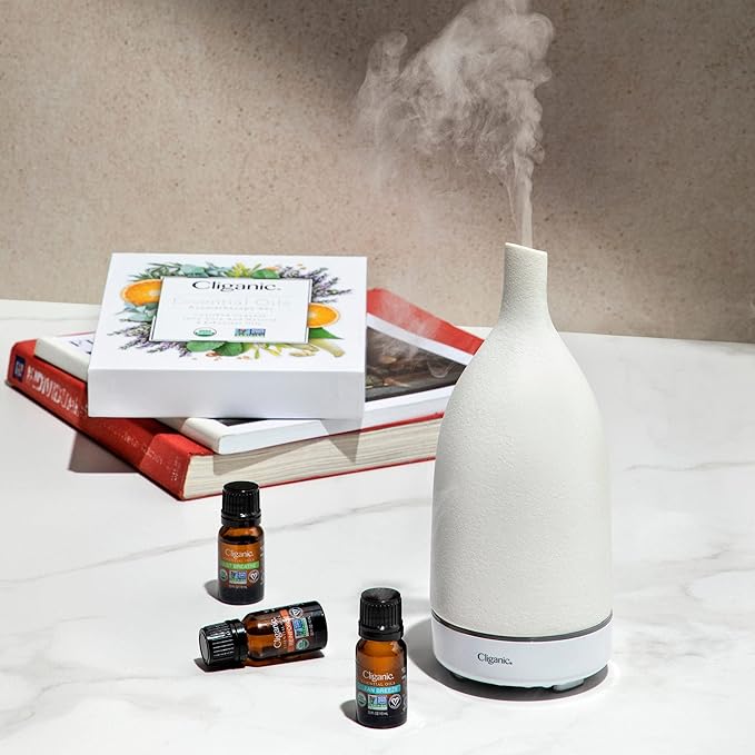 Cliganic Organic Eucalyptus Essential Oil - 100% Pure Natural for Aromatherapy Diffuser | Non-GMO Verified (Packaging May Vary)
