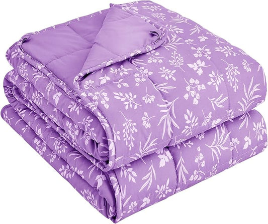 yescool King Size Weighted Blanket for Adults (20 lbs, 80” x 87”, Mauve) Cooling Heavy Blanket for Sleeping Perfect for 190-210 lbs, Breathable Blanket for Adults & Couple All Season