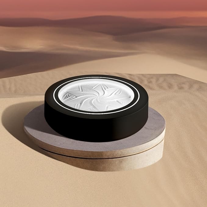 Homedics 11” Drift Sandscape, Compact Size, Zen Garden, Meditation Accessories, Decorative Sandscape, Smart LED Lighting, Wi-Fi Enabled (Black)