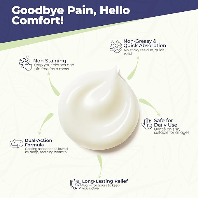 Sombra Warm Pain Relief Gel, Warm Relief for Arthritis and Chronic Pain Pre-Workout Muscle Rub Vegan Formula Free of Artificial Fragrances, Dyes, NSAIDs, Wax, Petroleum, Alcohol - 8oz Jar