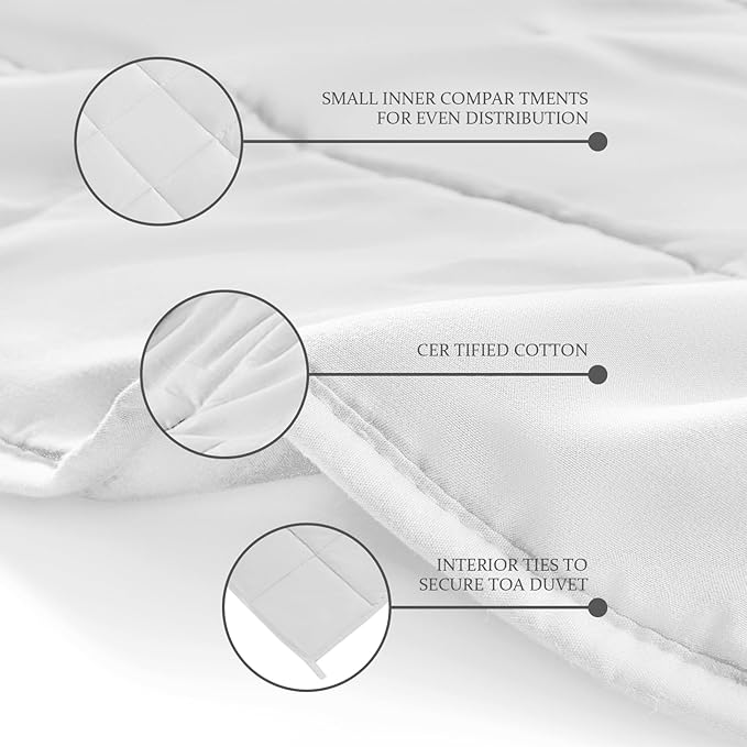 CYMULA Weighted Blanket for Adults (30lbs 88"x104" King Size) - Cooling Breathable Heavy Blankets for Summer Winter - Ultra Microfiber Soft Comfort Blanket with Glass Beads - Gifts for Men/Women