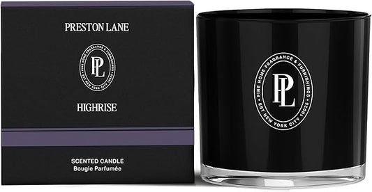The Deluxe 3-Wick Candle, Scented Candle with Vegan, Soy Wax Blend, Highrise, 24 Oz