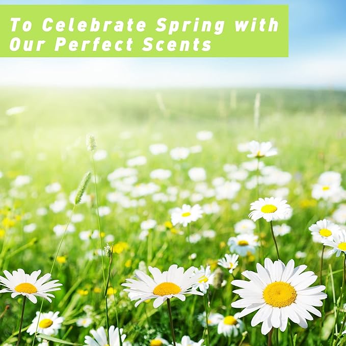 Spring Fragrance Oils, ESSLUX Premium Scented Oils for Home Diffuser, Soap Candle Making Scents, Refreshing Aromatherapy Essential Oil Gift Set, Rose & Lily, Peppermint Grass and More