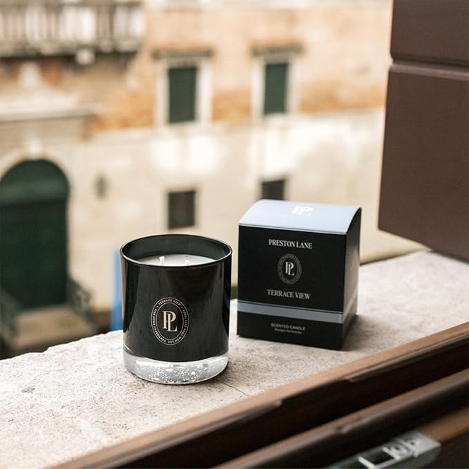 The Scented Candle, Luxury Candle with Vegan Soy Wax Blend, Terrace View, 7.5 Oz