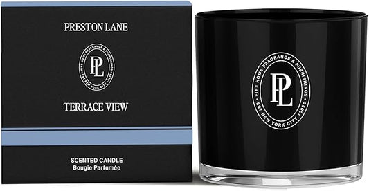 The Deluxe 3-Wick Candle, Scented Candle with Vegan, Soy Wax Blend, Terrace View, 24 Oz