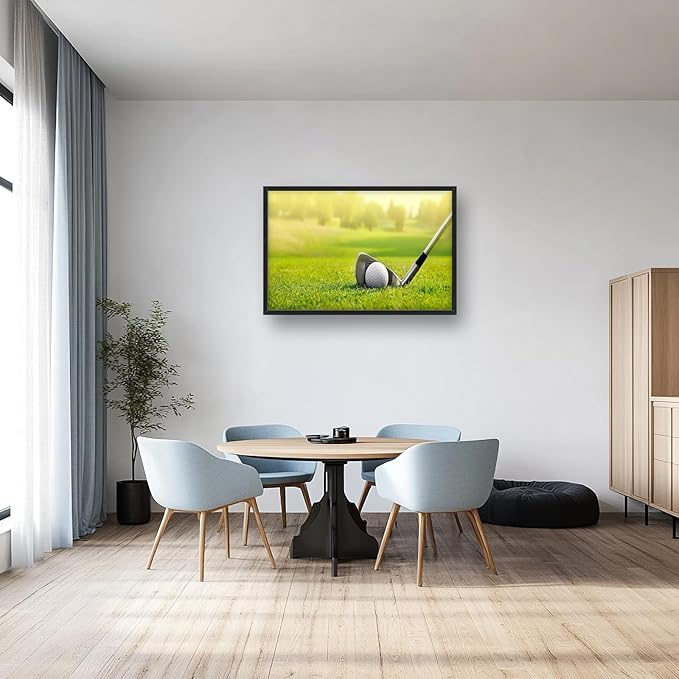 Large Golf Framed Wall Art for Living Room Golf Course Pictures Wall Decor Golf Sports Canvas Print Painting Artwork Modern Home Decorations for Bedroom Office 36x24 inch