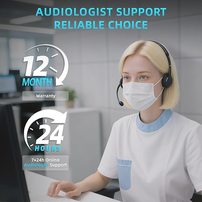 FLYSOUND Rechargeable OTC Hearing Aids with Bluetooth for Seniors & Adults | Experience 80% Speech Recognition Boost & Tinnitus Relief via App | Up to 60dB Gain & AI Noise Reduction | Stylish Gold Des