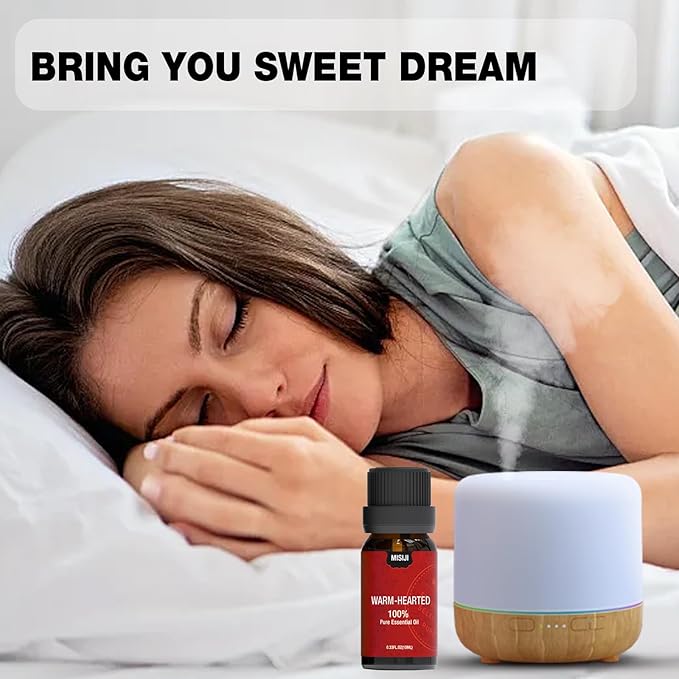 Well-Being Essential Oils Set-Essential Oils for Diffuser for Home,Essential Oils Diffuser Scents for Skin,Aromatherapy,Laundry,Candle&Soap Making,Humidifiers 6 X 10ML