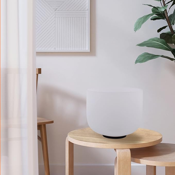 7inch 8inch 9inch Crystal singing bowls set sound bowl for healing Mindfulness, Meditation, Yoga, Spiritual and Body Healing Chakra Bowl (F note (Heart), 7 inch)