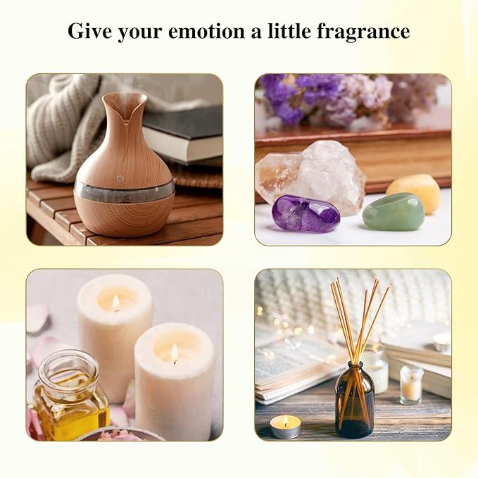 Classic Essential Oil Set of 6 Pure Essential Oil Gift Set for Diffusers, Soap Candle Making - Lavender, Eucalyptus, Peppermint, Tea Tree, Sweet Orange, Lemongrass Aromatherapy Oils -10ml