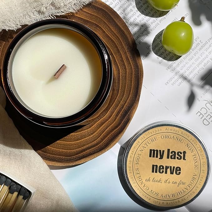 KOTKAS Summer Breeze Scented Candles - 8oz Natural Scented Soy Candles Non Toxic, Aromatherapy Candles for Home Scented Candles Gifts for Women Bath Relaxing Calming Soothing Relaxation Stress Relief