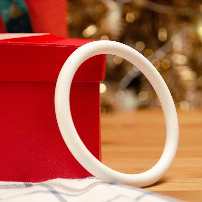 TOPFUND Crystal Singing Bowl Silicone O-Ring (Small) - Secure Resonance & Non-Slip Protection