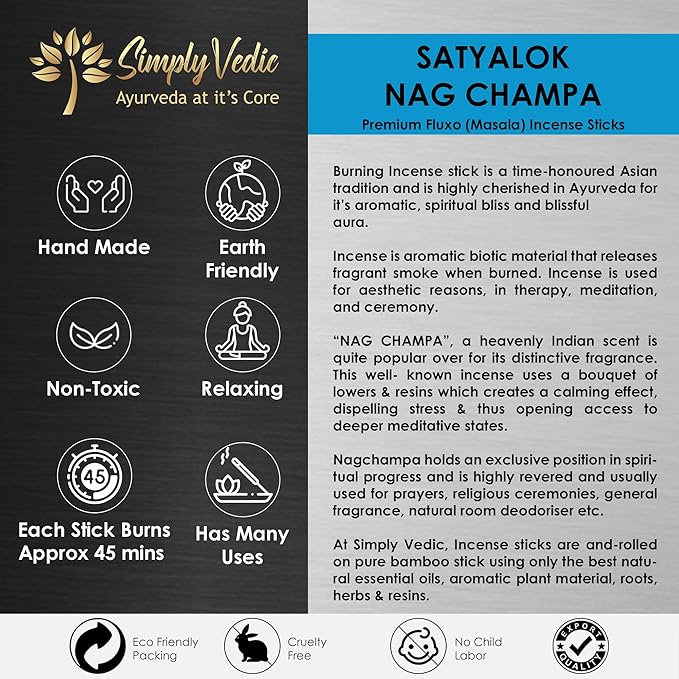 Nag Champa Incense Sticks 250g with Holder – 135 Hand-Rolled Natural Agarbatti – No Charcoal, Long-Lasting Aromatherapy for Yoga, Meditation, Relaxation, Spiritual Healing, Pooja, Home