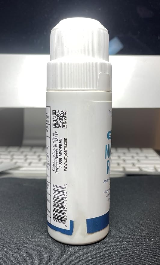 Myderm Medical 5% Lidocaine Numbing Roll On - Pack of 2 - for Minor Aches, Scratches and Hemorrhoidal Discomfort - Made in The USA
