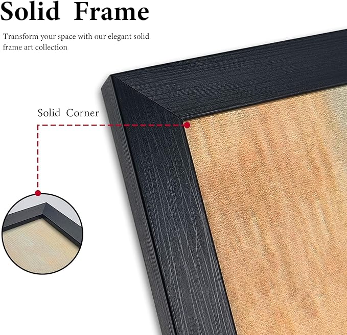 SweetFox Extra Large Buddha Framed Wall Art for Living Room, Zen Buddha Statue Pictures Oversized Wall Decor Forest Waterfall Big Canvas Painting Print Artwork for Bathroom Master Bedroom 36L X 24W