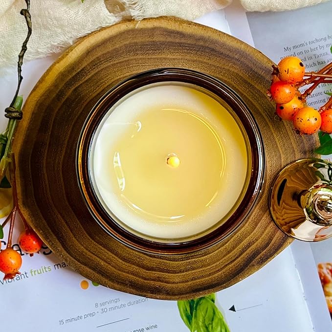 KOTKAS Lavender Eucalyptus Scented Candles - 8oz Natural Scented Soy Candles Non Toxic, Aromatherapy Eucalyptus Lavender Candles Gifts for Women Bath Relaxing Calming Soothing Relaxation Stress Relief