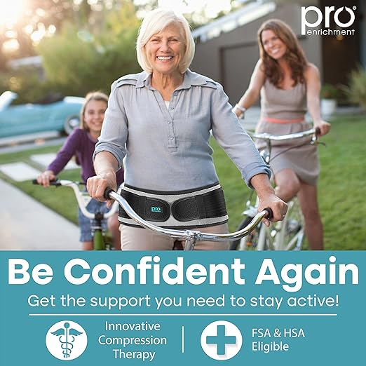 Sacroiliac SI Belt, Patented SI Joint Belt for Women and Men. Adjustable Hip and Lower Back Support Brace, Sciatica Pain Relief Hip Brace. (XL-XXL)