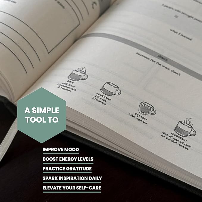 The Journal To Romanticize Your Life: Guided Mindfullness Original Daily Gratitude Journal Reflection Manifestation Journal for Mindfullness, (+200 Tips, Authenticity, Minimalism, Men&Women)