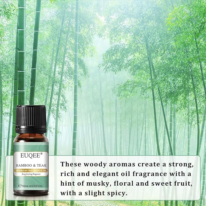 Nature Air Premium Grade Scented Oils Gift Set - Sea Breeze, Forest Pine, Bamboo & Teak, Cedarwood, Sandalwood, Freesia (10ml)