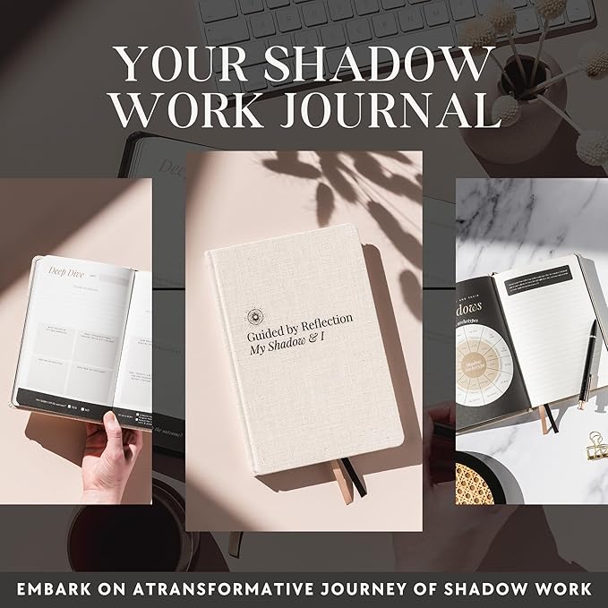 Shadow Work Journal & Workbook (Premium) for Personal Growth, Healing - Guided Audio, Exercises for Self-Reflection, Inspired by Carl Jung, Mindfulness & Mental Health