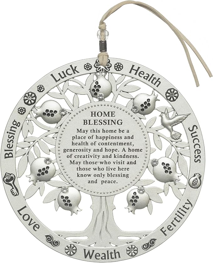 Metal Tree of Blessings 5.1"- English Home Blessing