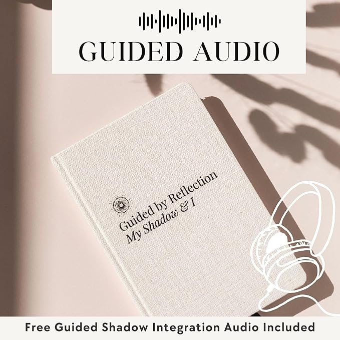 Shadow Work Journal & Workbook (Premium) for Personal Growth, Healing - Guided Audio, Exercises for Self-Reflection, Inspired by Carl Jung, Mindfulness & Mental Health