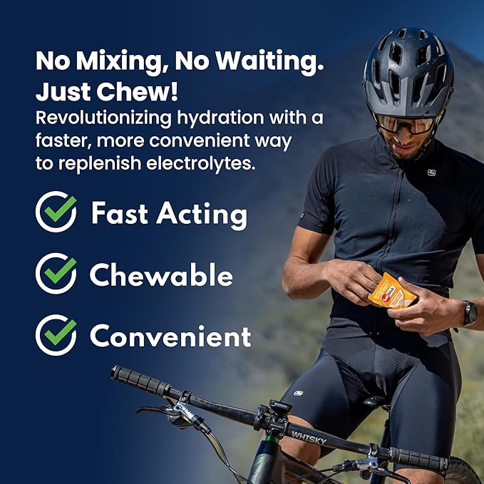 SaltStick Electrolyte FastChews - 60 Coconut Pineapple Chewable Electrolytes - Salt Tablets for Running and Hydration, Electrolyte Chews - 60 Count
