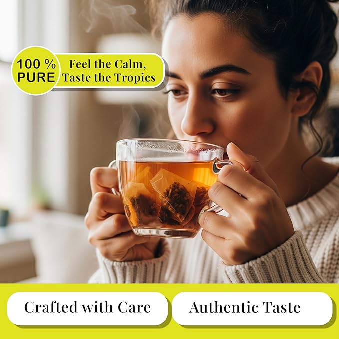 Premium Papaya Leaf Tea, 75Tea bags, 100% Natural Papaya Leaves, HerbalTea, No Additives, Caffeine Free, Non GMO, Gluten-Free, Vegan-Friendly. by Akshit