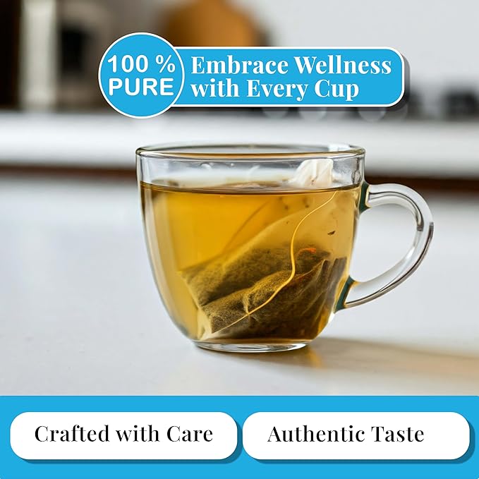 Akshit Eucalyptus Tea Bags, Premium Dried Eucalyptus Leaves Tea, Te De Hojas De Eucalipto, Herbal Tea, Sugar Free, Vegan, Caffeine Free, Non-GMO, Refreshing & Smooth Flavor.