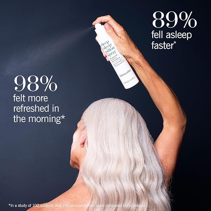 thisworks Deep Sleep Pillow Spray, 250 ml - Natural Sleep Aid with Essential Oils of Lavender, Vetivert and Camomile, 8.4 Fl Oz