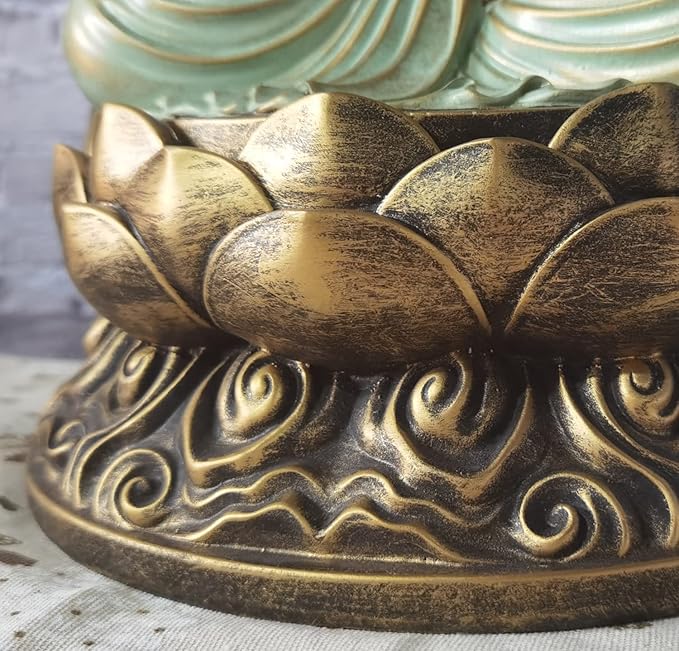 Buddha Statue Buda Gold 15" Buddha Statues for Home Decor,Meditation Buddha Decor ,Buddah Statute Zen Decoration